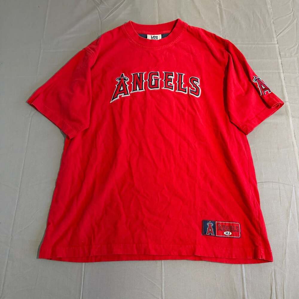 Lee Sport Los Angeles Angels T-Shirt Red MLB Baseball